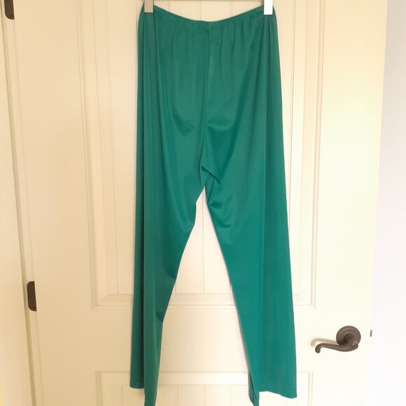 Vintage Vanity Fair Set of 2 Pairs Nylon Pajama Pants Pink Green Size M - Picture 9 of 13